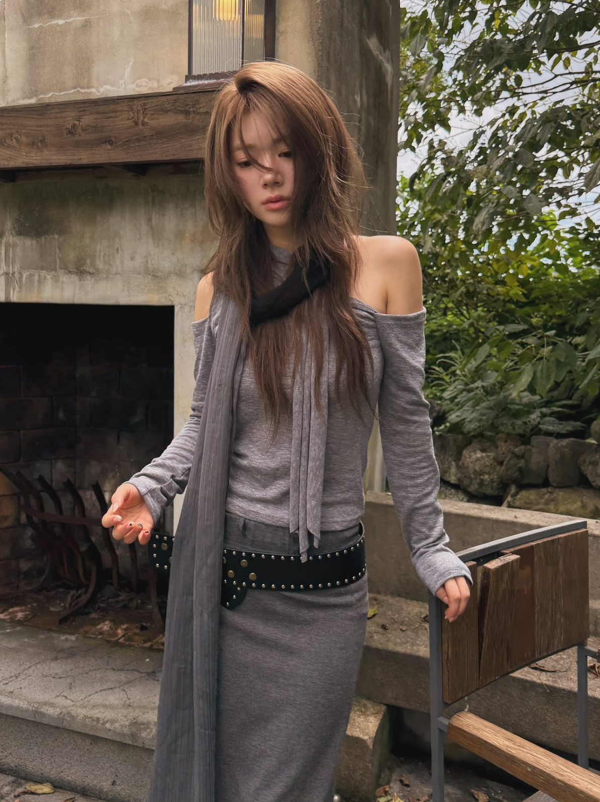 korean-style-draped-scarf-off-shoulder-top