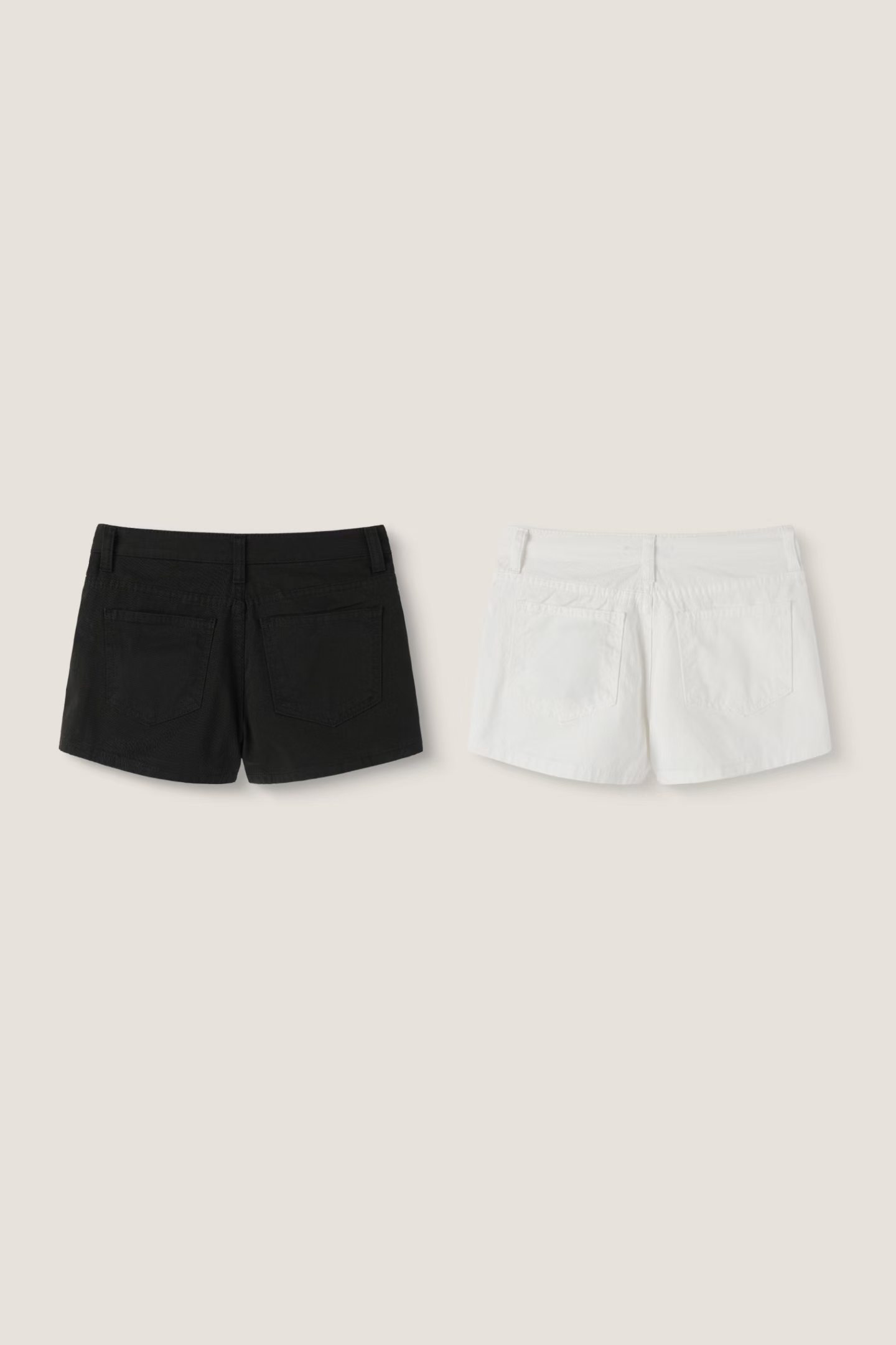 vlemma asymmetric-button-studded-mini-skort 小眾剪裁設計感褲裙長褲 - 白